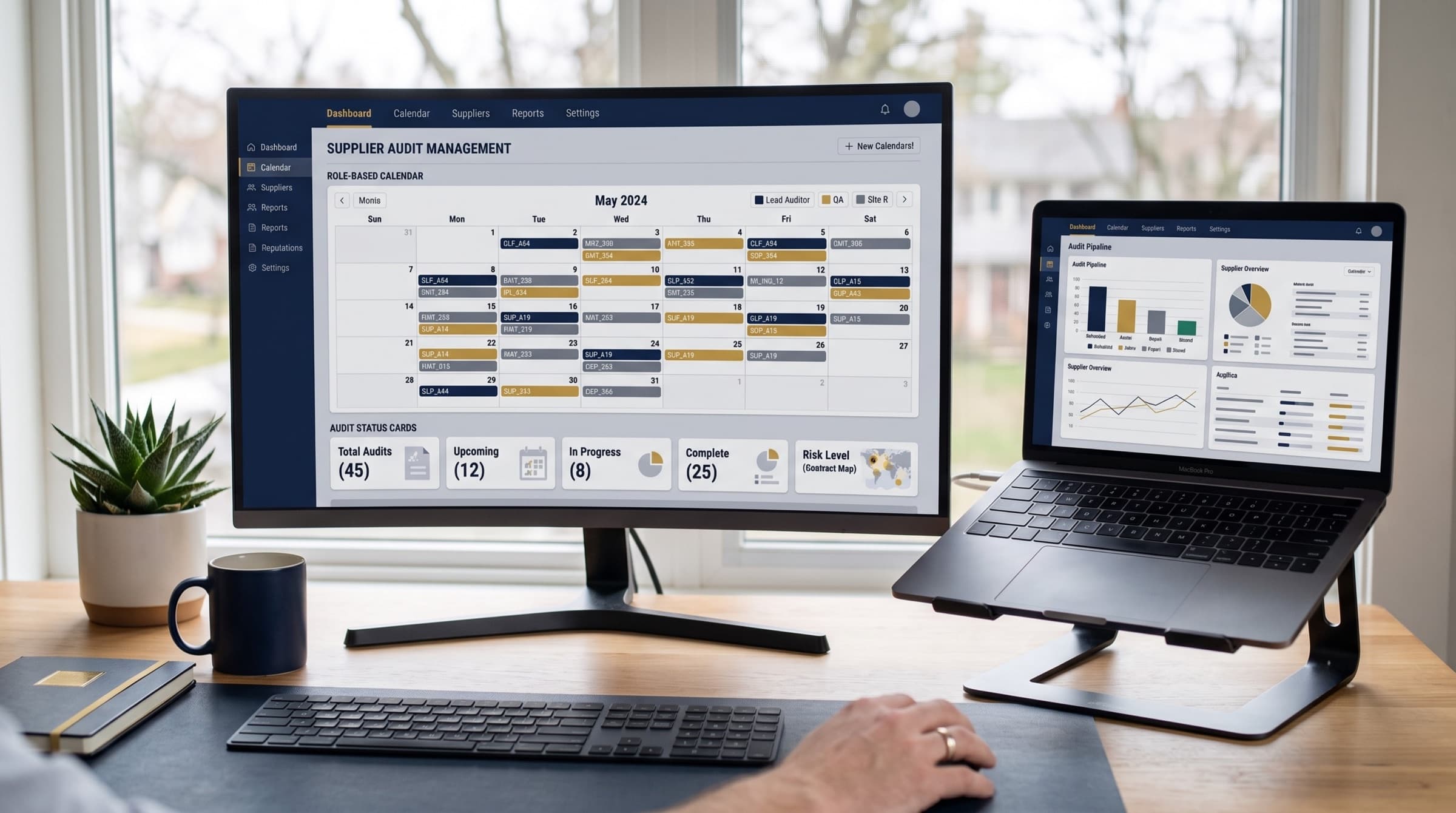 Building a centralized supplier audit scheduling system