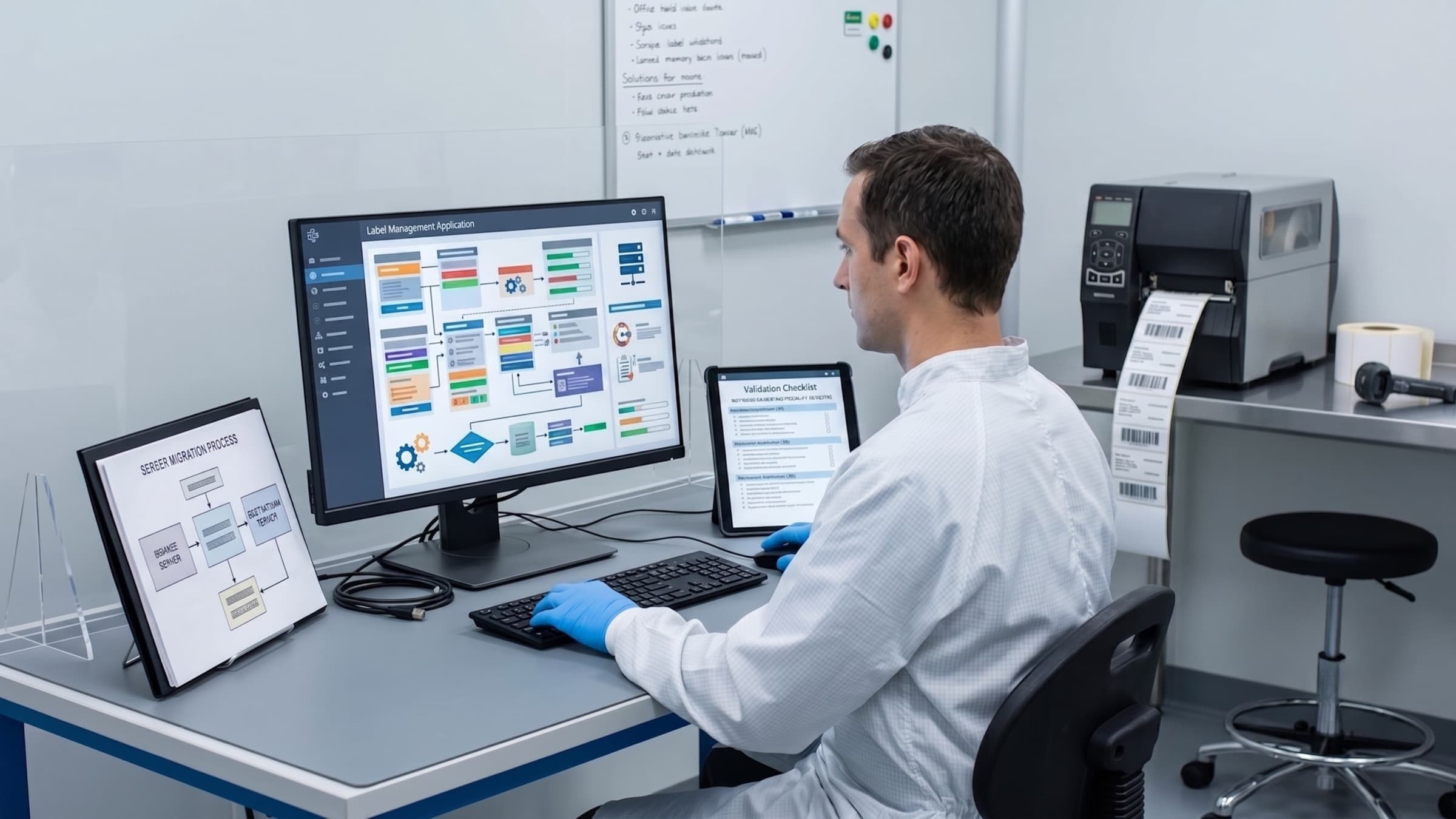 Preparing an Enlabel V24 upgrade for regulated manufacturing