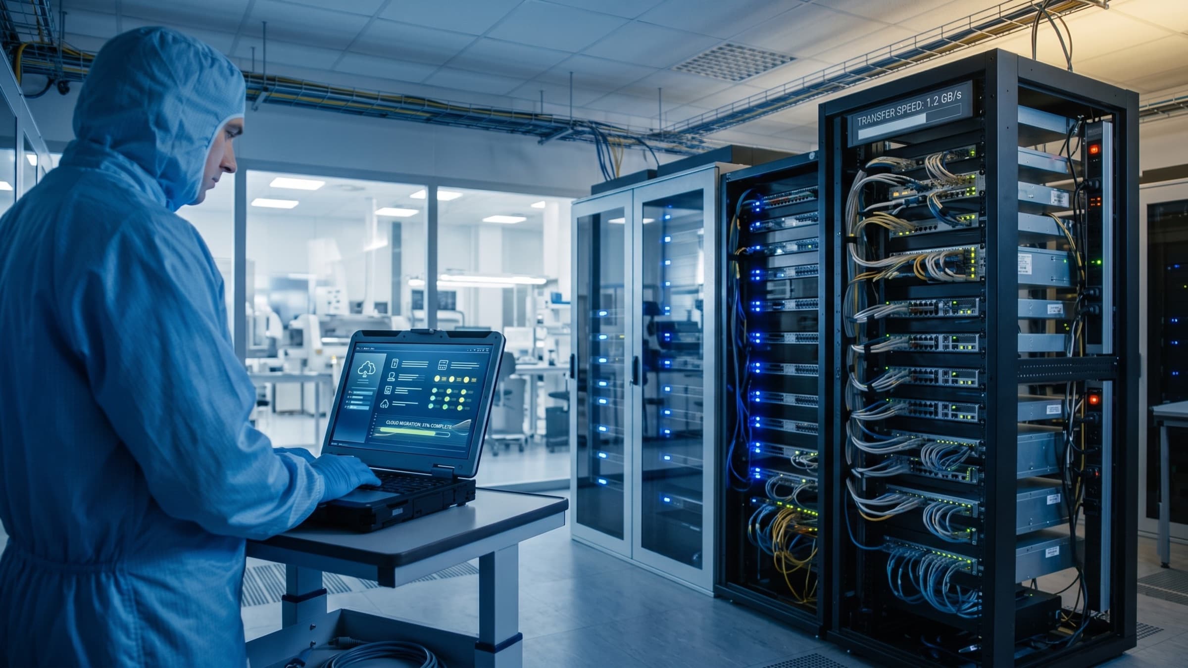 Migrating a production IVU monitoring system without manufacturing disruption