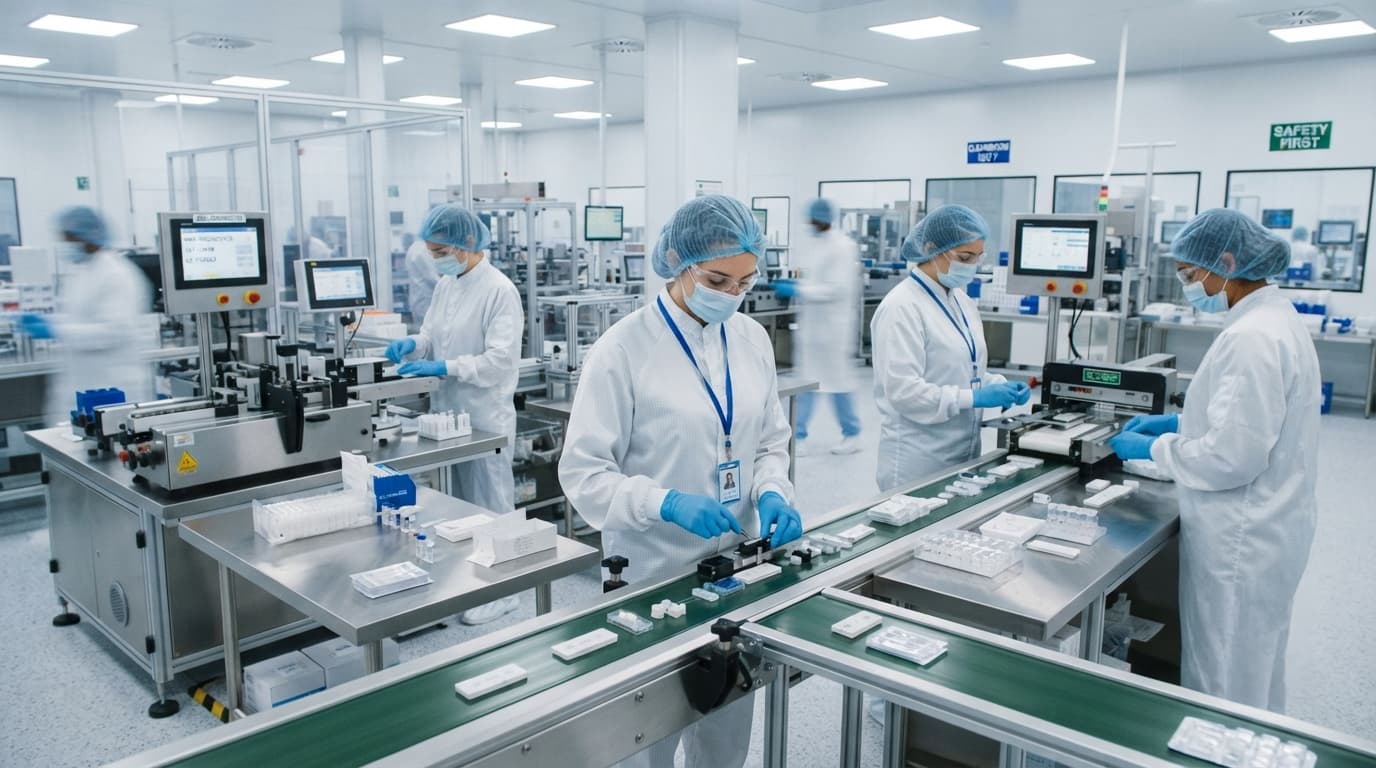 Rapid light industrial staffing for COVID-19 diagnostics manufacturing